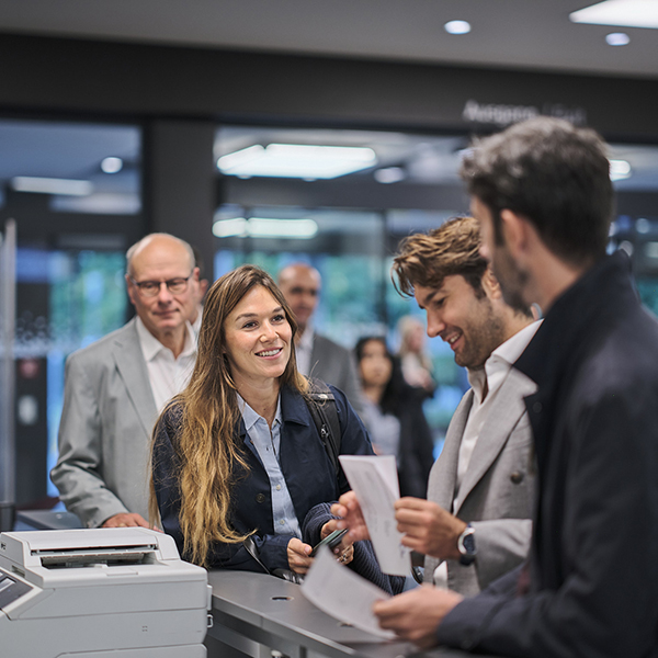 Besucher während der ICR